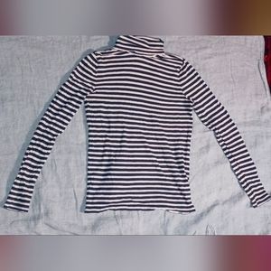 J. Crew | Tissue Turtleneck in Stripe
